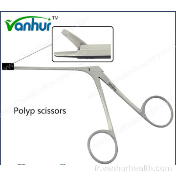 Instruments d&#39;otoscopie Ciseaux pour polypes de l&#39;oreille moyenne